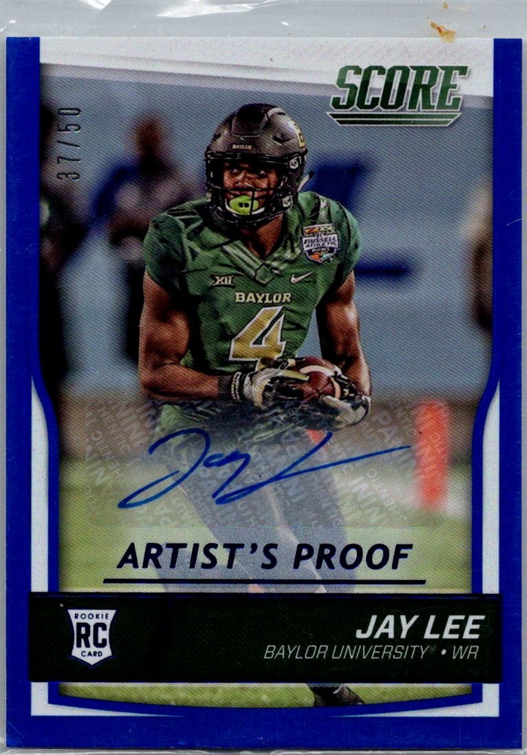 2016 Score Rookie Autographs Artist's Proof #358 Jay Lee  /50 