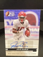 Jojo Earle 2022 Leaf Pro Set Draft - Autographs #PSA-JE1 Red (AU, RC)
