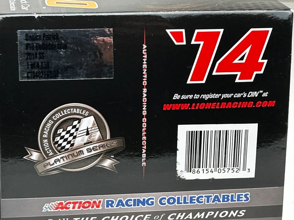 Lionel 1:24 Scale Danica Patrick 2014 Go Daddy Chevy SS with Box, 1 of 4010 - Image 4 of 4