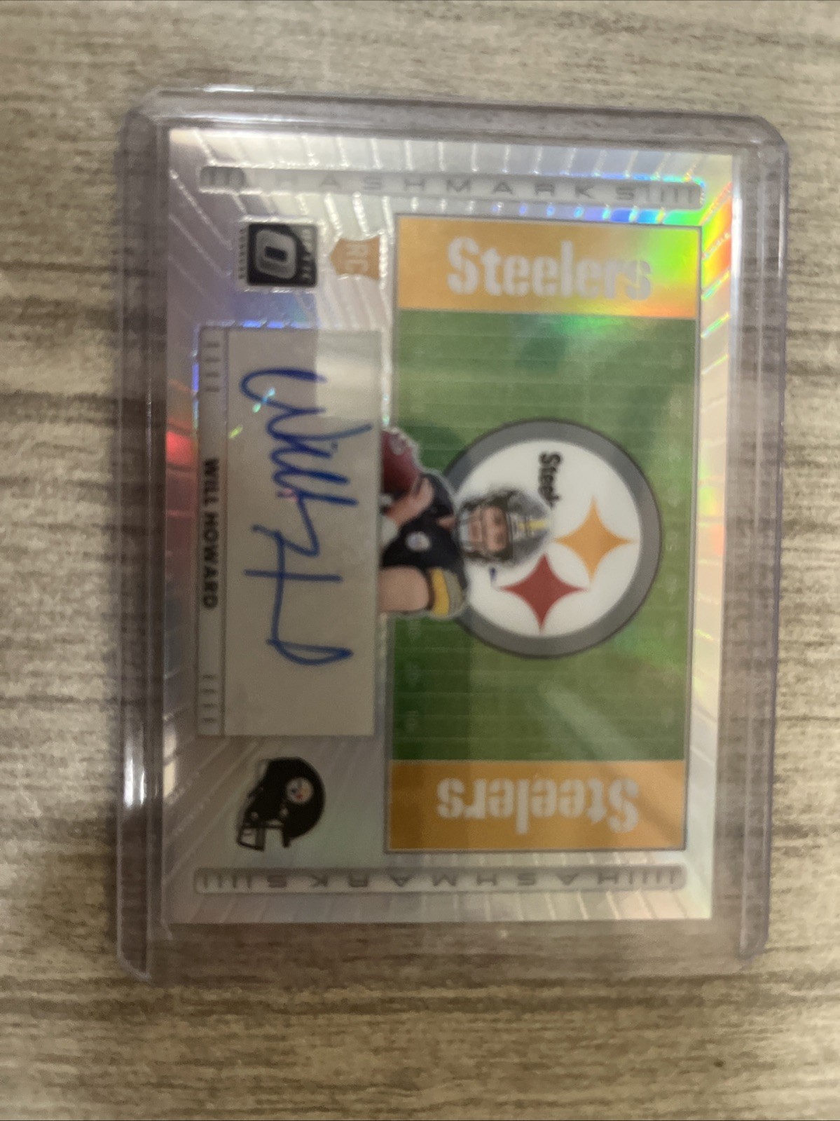 Will Howard 2025 Donruss Optic #HM-WH Hashmarks Auto Silver  amazing condition🔥