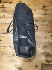 Large Long Titleist Players Travel Zippered Bag with Wheels