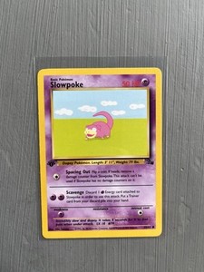 Pokémon TCG Slowpoke 55/62 Fossil 1st Edition NM