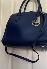 LK Bennett ‘Catrina’ Saffiano Leather Navy  Tote Bag💗Excellent