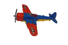 Vintage Hubley Kiddie WWll Navy Fighter Bomber Diecast Airplane Plane USA 495