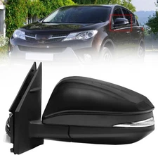 Left Driver Side Mirror Fits 2013-2015 Toyota RAV4, with Left/Driver 