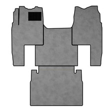 Truck floor mats fits MACK ANTHEM, 2018-current Prestige-Line GRAY