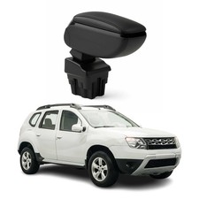 Armlehne Mittelarmlehne für Dacia Duster 2010-2017 PU-Leder ABS Schwarz