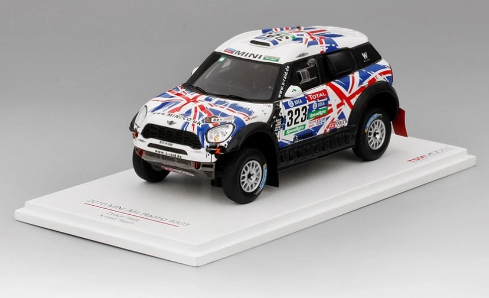 TSM MODEL - MINI All4 Racing #323 X-raid Team Hunt-Schulz 10° Rally Dakar 201... - Immagine 2 di 4