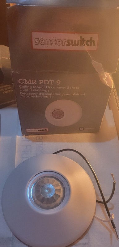 Acquity Brands Sensor Switch CMR-PDT-9 Ceiling Sensor - White