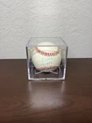 MLB Rey Ordonez Signed Baseball New York Mets In Display Case