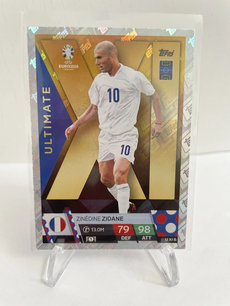2024 Topps Match Attax Uefa Euro - Zinedine Zidane #U XI. 8 for