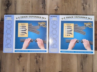 Bachmann HO Scale E-Z Track Expander Set HO Snap-Fit Steel Alloy Track 2x
