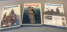 Warships in Profile Volumes 1, 2 and 3  by John Wingate - Hardcover