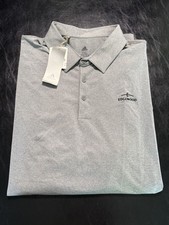 NWT MEN'S ADIDAS ULTIMATE 365 POLO, SIZE: 2XL, COLOR: GRAY HEATHER M32 