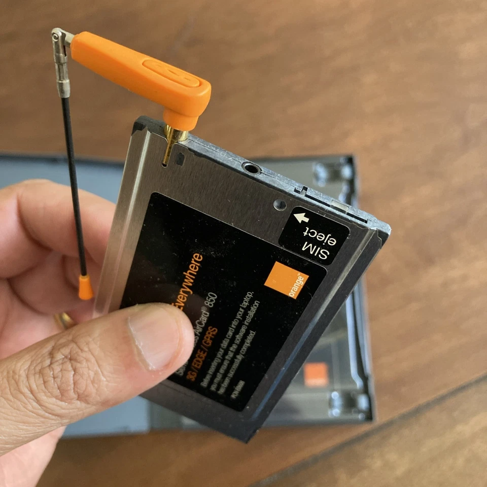 Orange Business Everywhere Air card 850 PCMCIA Qualcomm Laptop Card CD Antennae - Image 4 of 4
