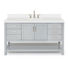 Ariel S061SWQRVO Magnolia 60" - Grey / Pure White Top