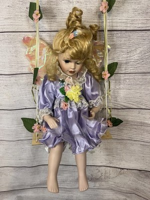 Vintage Cathay Collection Fairy Doll On Swing Limited Edition 1/5000