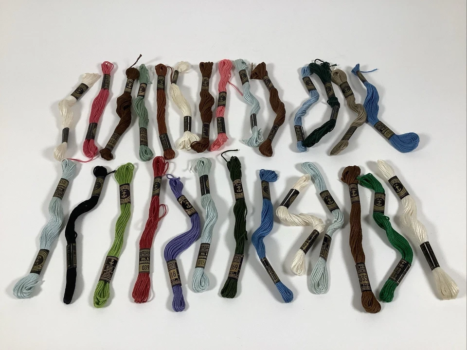 Anchor Embroidery Floss Strand Cotton Skeins Lot of 27 with some duplicates - Image 2 of 4