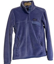 Patagonia Re-Tool Snap-T Pullover Fleece Womens Size Medium Purple