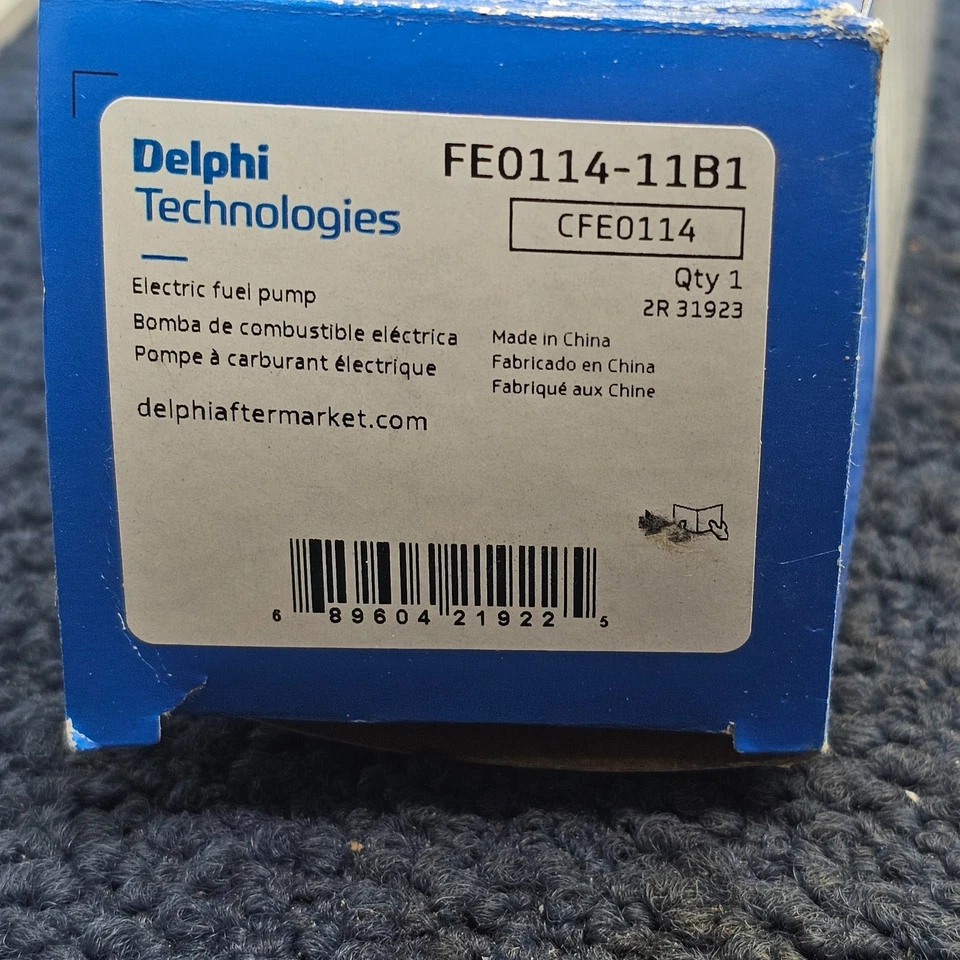 DELPHI FE0114-11B1:电动燃油泵适用于 2002 雪佛兰 C6500 Kodiak — 第 2/4 张图片
