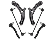 Front Control Arm Ball Joint Tie Rod and Sway Bar Link Kit For Honda Fit TX797YW