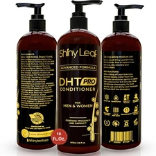 Shiny Leaf Hair Loss Conditioner for Women & Men - DHT Blocker Included Parab...