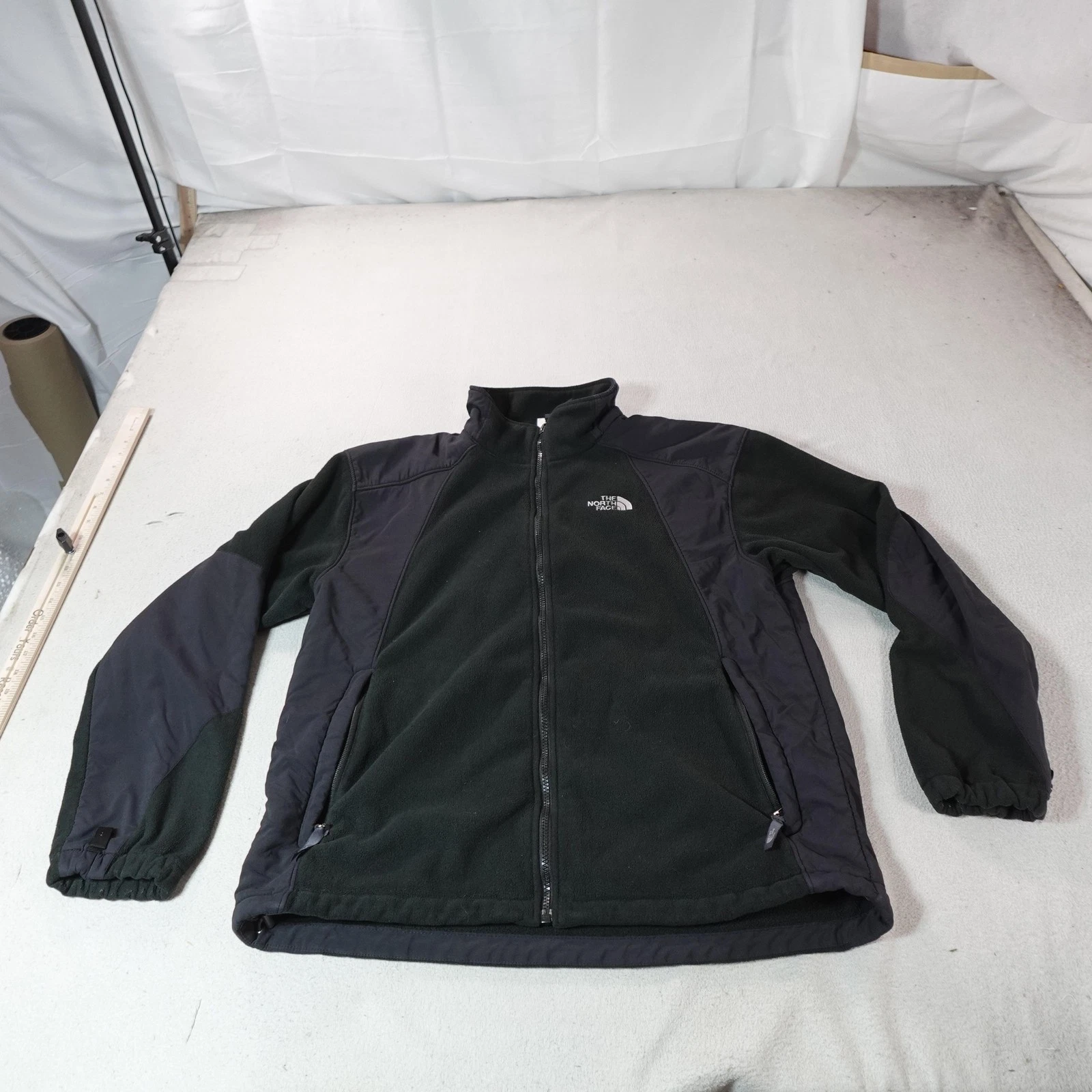The North Face Jacket Mens Large Black Fleece Softshell Windbreaker Outdoor Coat