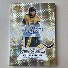 2024-25 Upper Deck ICE - William Karlsson #39 Gold Auto Patch /49 (AU, MEM)