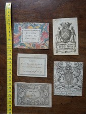 LOT OF 5 EX-LIBRIS....CAPELL...CHANUT...GOUIRAND...CANDY...ETC...
