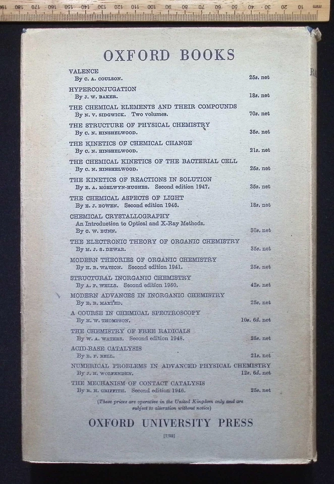 Modern Radiochemical Practice by G. B. Cook and J. F Duncan, 1952 1st Edition HB - Image 2 of 4
