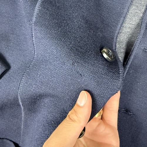 Maurizio Baldassari Brera Navy Gray Reversible Jacket Sweater Jamaica Swacket 54 - Picture 23 of 24