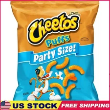Cheese Puffs Snack Chips Party Size Bold Flavor Light Texture Perfect Sharing US