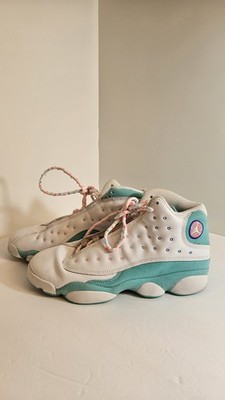 Size 7Y Nike Air Jordan 13 Retro 'Aurora Green' 439358-100 Eager (OB)