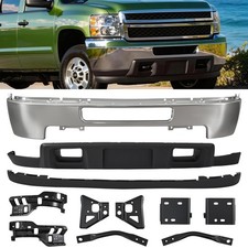 11-piece Front Bumper Kit For 2011-2014 Silverado 2500hd 2500 Hd 3500 W Brackets 11-piece Front Bumper Kit For 2011-2014 Silverado 2500hd 2500 Hd 3500 W Brackets