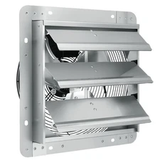 VEVOR 12 in. High-Speed 1000 CFM Aluminum Wall Mount Exhaust Fan w/ Ventilation