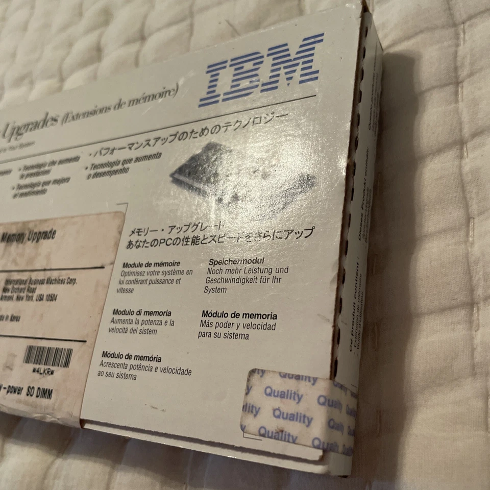 IBM 76H0294 Non-Parity SO DIMM Memory Upgrade 32MB 66MHz 3.3V SDRAM Sealed - Image 4 of 4