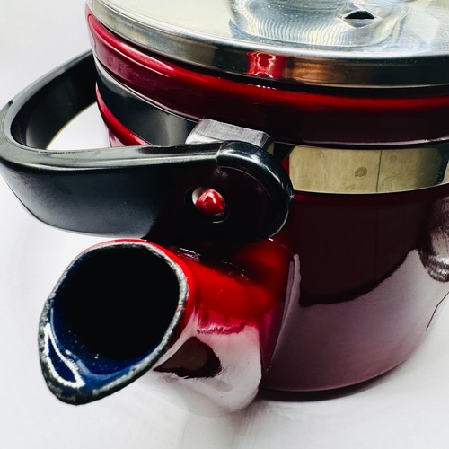 Pierre Cardin Wasserkocher 2,1L FUK20 rot weinrot Zojirushi Retro Küche Japan Vintage OPP - Bild 5 von 16