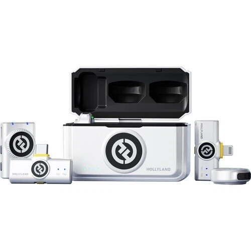 Hollyland Lark M2 Wireless Lavalier Microphone for iPhone/Android/Camera/PC