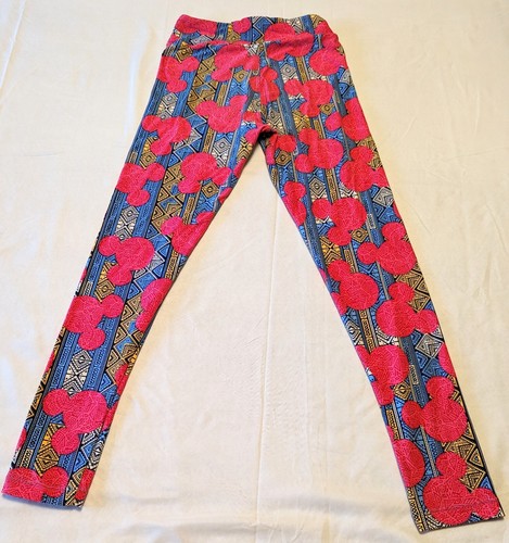 Girls Tween LuLaRoe Soft Stretchy Disney Mickey Legging & Shirt Outfit Size 12 - Picture 9 of 16
