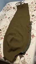Vintage Wool Green Mummy Style Sleeping Bag