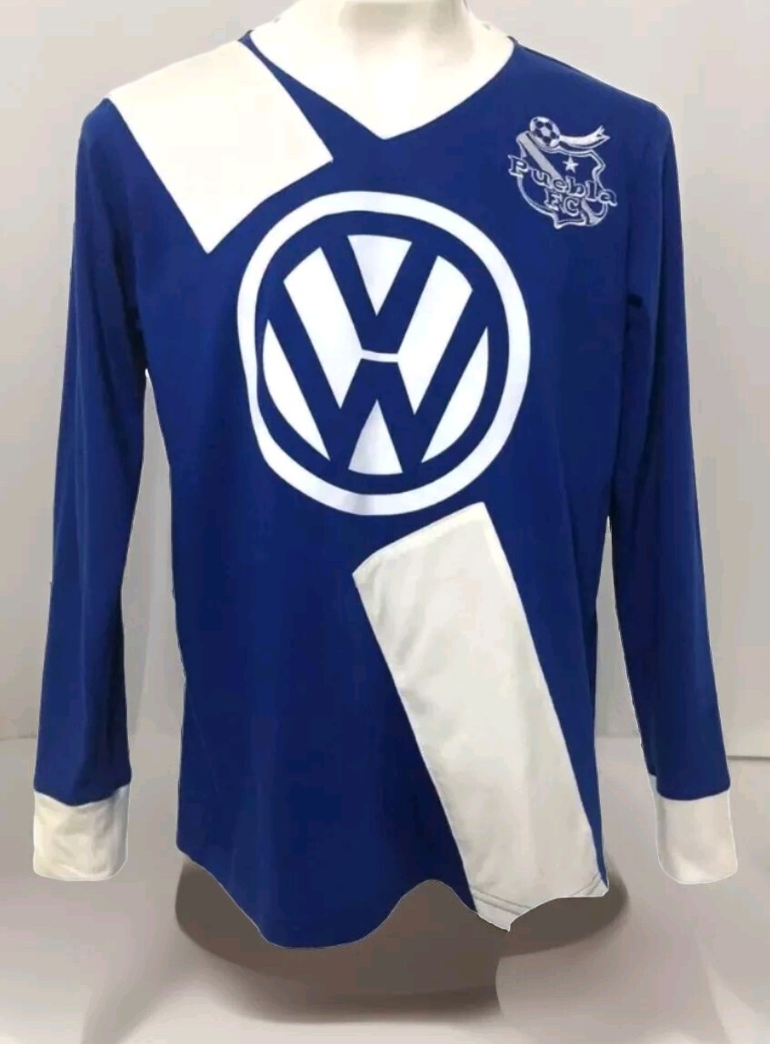 Puebla FC 89-90 Away Jersey Bufalo Poblete Mexico Shirt XL