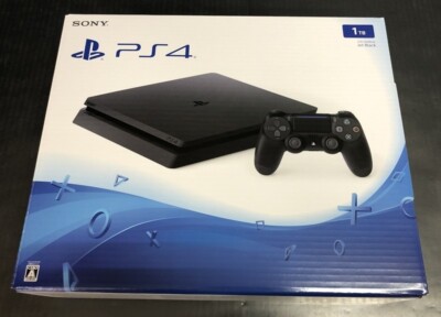Sony PlayStation PS4 Slim 1TB Console Black Box Japan