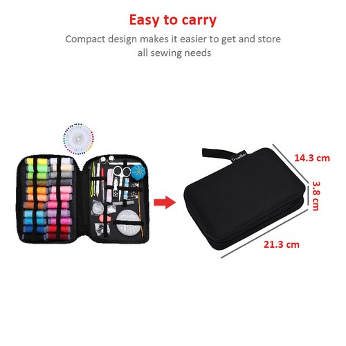 Smart Mini Electric Tailor Stitch Hand-held Sewing Machine w/ 126Pcs Sewing Kit - 第 43/49 張圖片