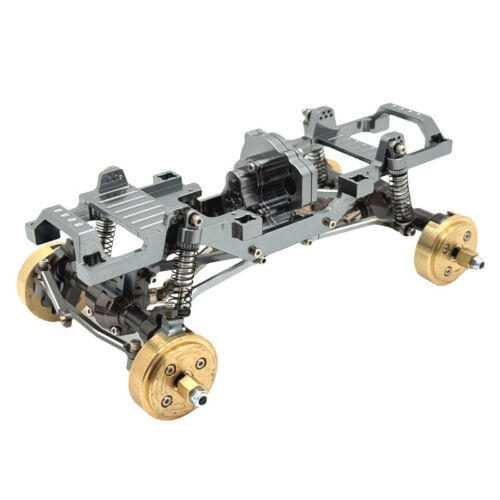 Full Metal Complete Car Frame Two-speed Gearbox for FMS 1/24 Power Wagon FCX24 - Picture 10 of 15