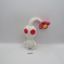 Pikmin White C3007 Flower Sanei 2004 Plush 6" JUNK Toy Doll Japan