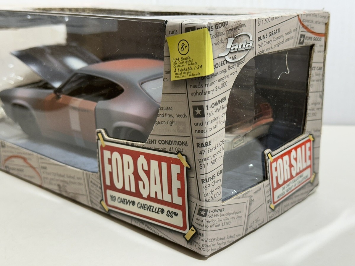 JADA FOR SALE 1969 CHEVY CHEVELLE SS 1:24 DIECAST MODEL CAR NEW IN