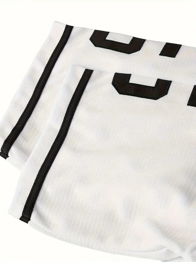 Sandlot Baseball Jersey Squints #5 White / Black Stitched