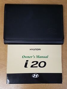 GENUINE HYUNDAI i20 2008-2012 OWNERS MANUAL HANDBOOK WALLET AUDIO REF G