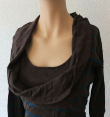 Esprit pfiffiger Feinstrick Pullover L 40 TOP Wasserfall