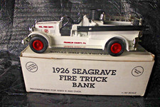 Ertl 1926 Seagrave Fire Truck/bank 1/30 scale New Franklin, Frankin Co. Pa.